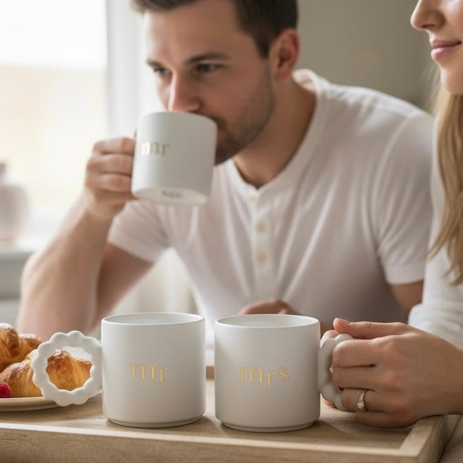 Mr & Mrs Bubble Mug Gift Set