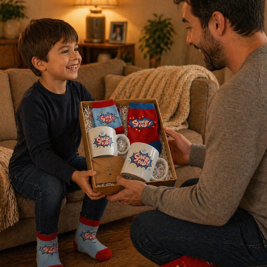 Super Dad & Super Kid Gift Set – Perfect Matching Gift Idea