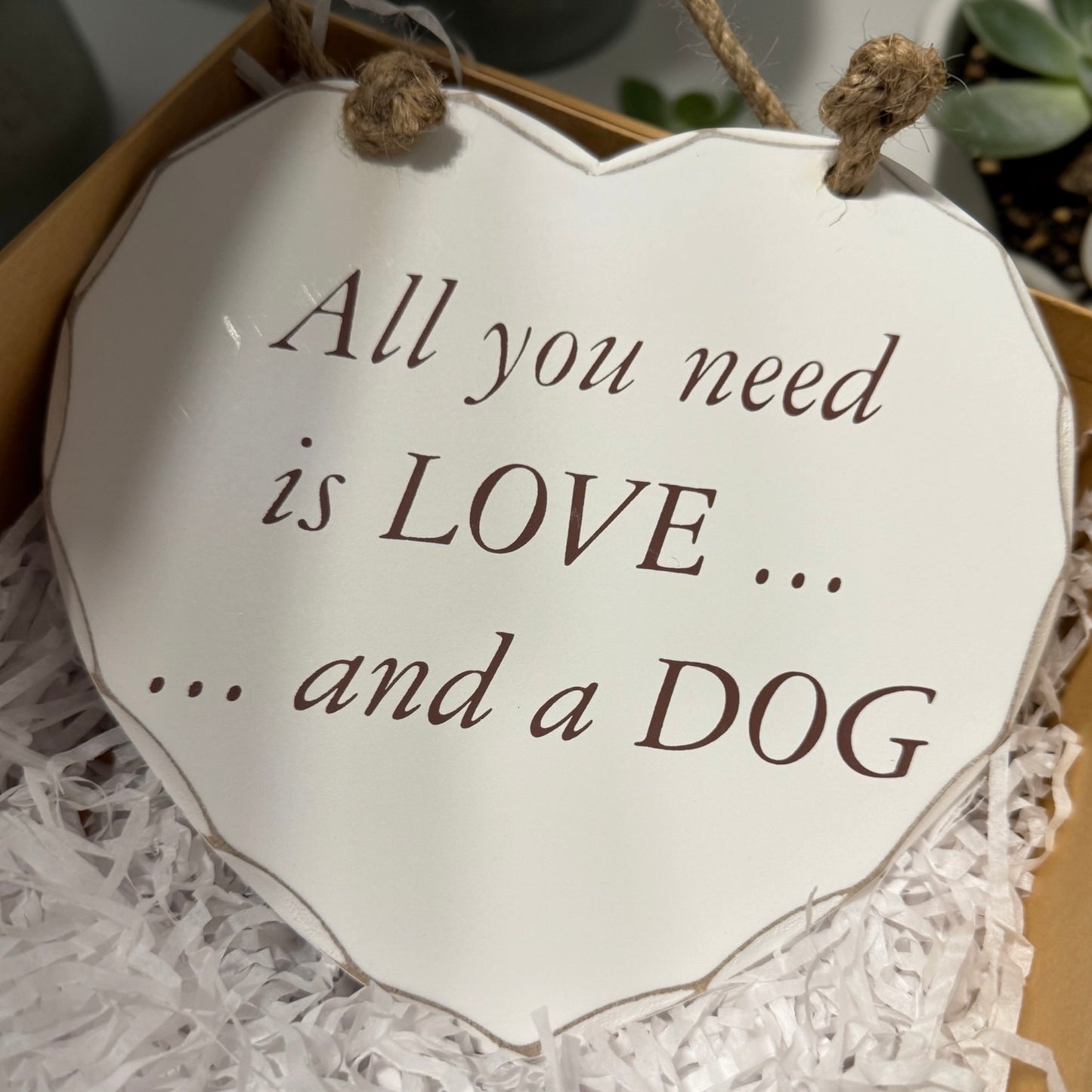 Dog Lovers Plaque & Mug Gift Set