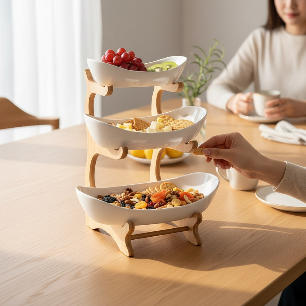 3 Tier Fruit & Snack Bowls
