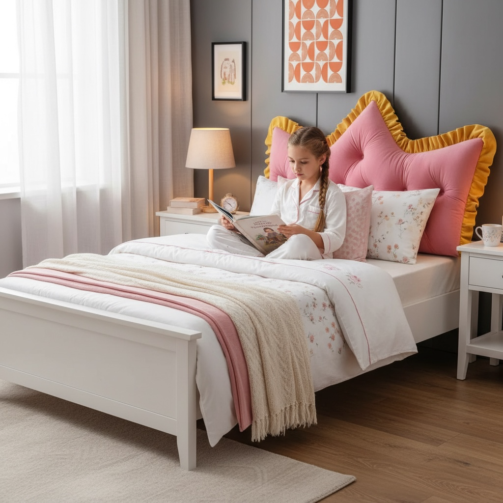 Princess Crown Headboard Pillow