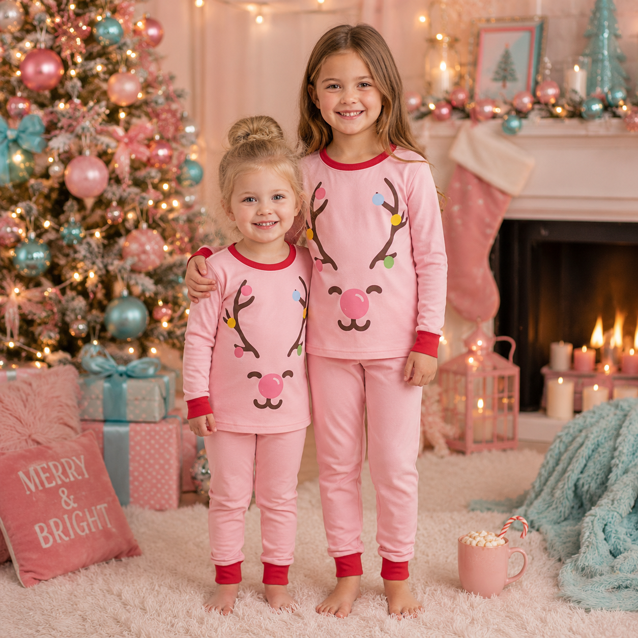 Girls Christmas Eve Pyjama Gift Set