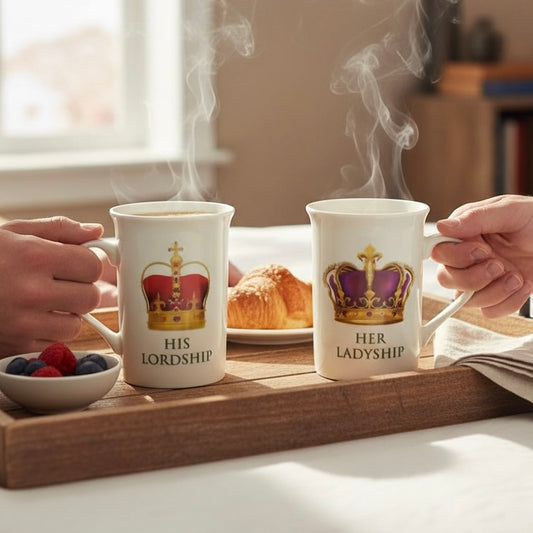 Porcelain Lordship & Ladyship Mugs