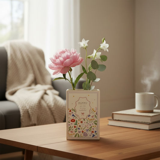 “Mummy You Are So Very Wonderful” Book Vase