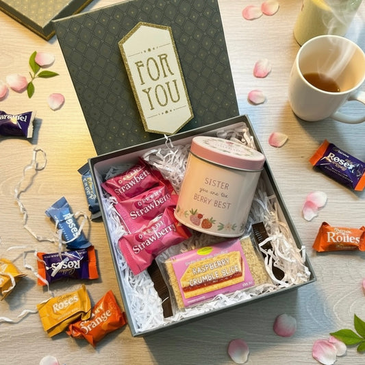 Candle, Cake & Chocolate Comfort Gift Box