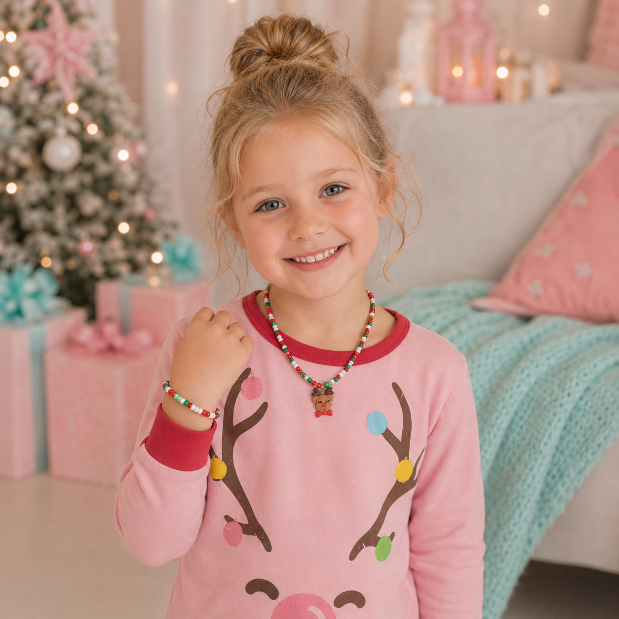 Girls Christmas Eve Pyjama Gift Set