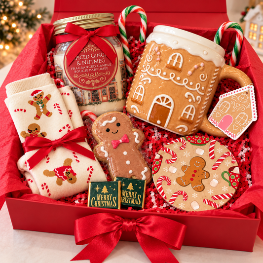 Christmas Gingerbread Gift Box for Her – Cosy Christmas Gift Set