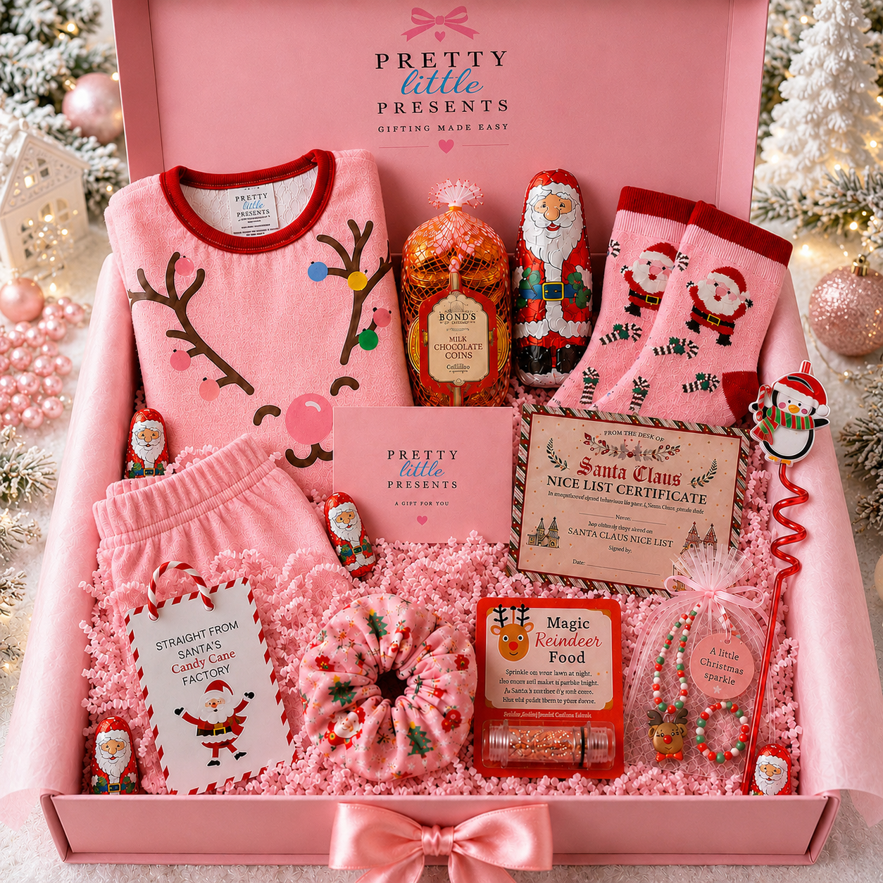 Girls Christmas Eve Pyjama Gift Set