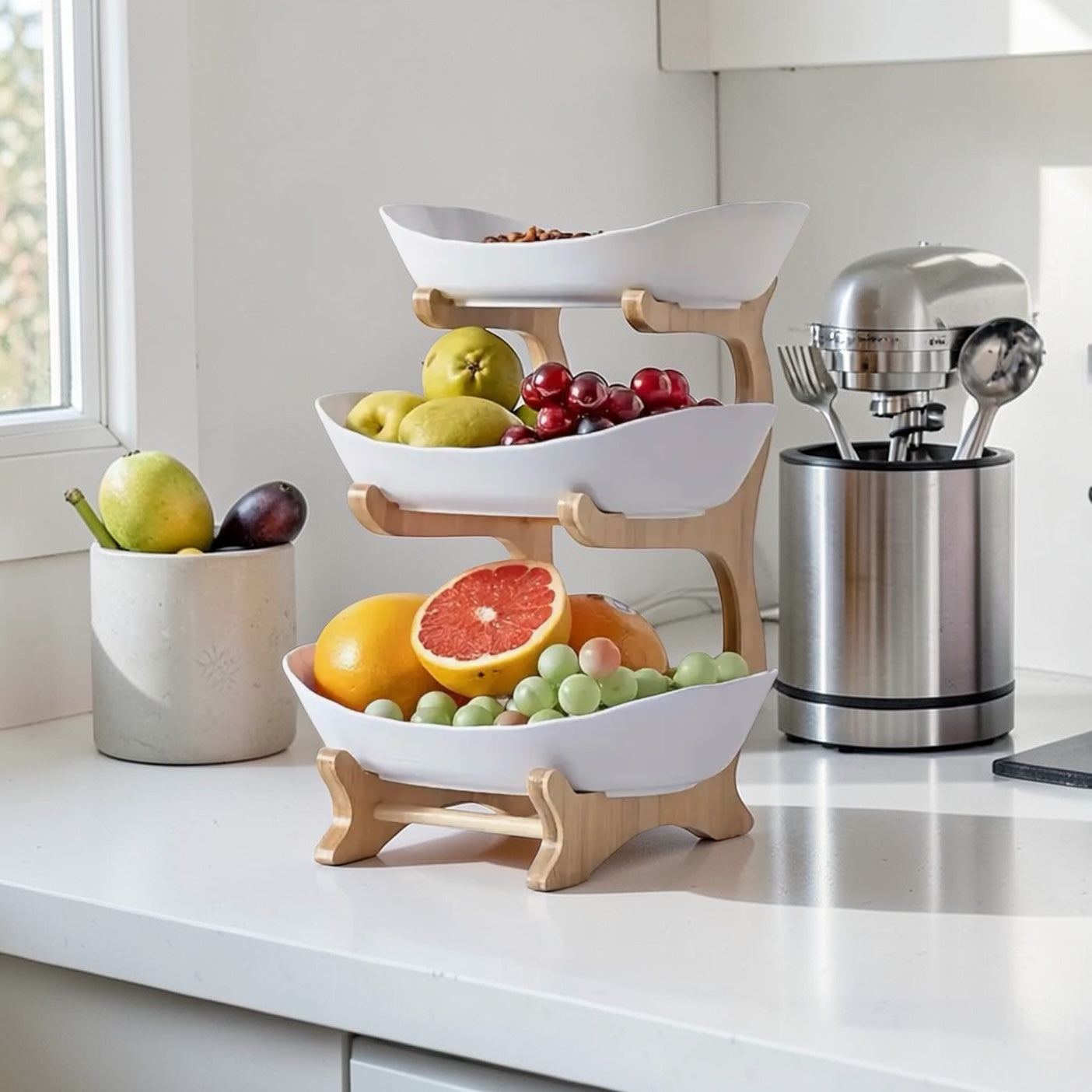 3 Tier Fruit & Snack Bowls