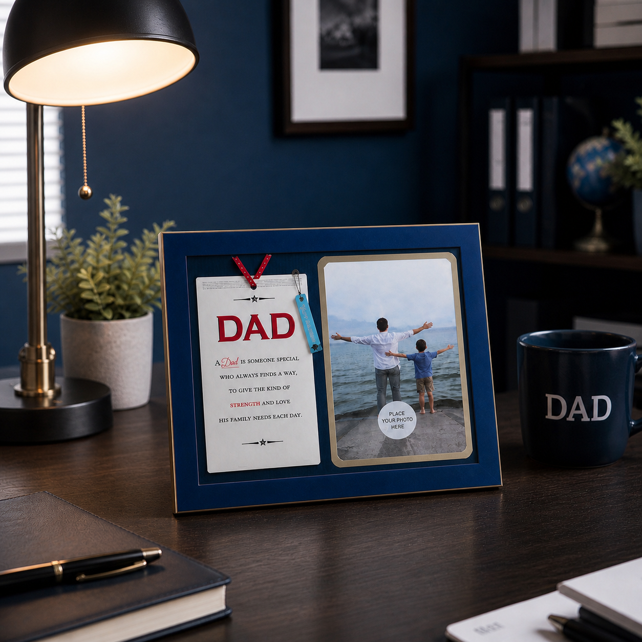 Dad Club Gift Set - Bottle Socks & Frame
