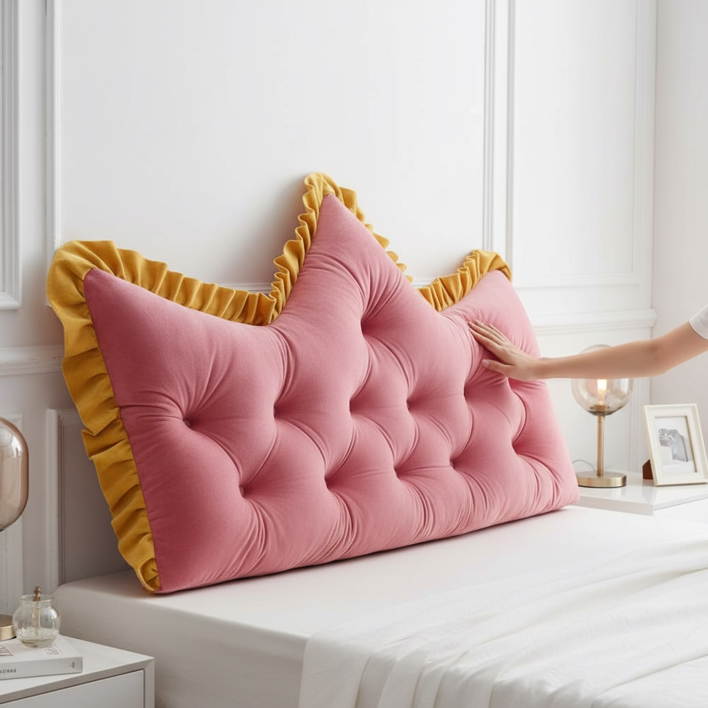 Princess Crown Headboard Pillow