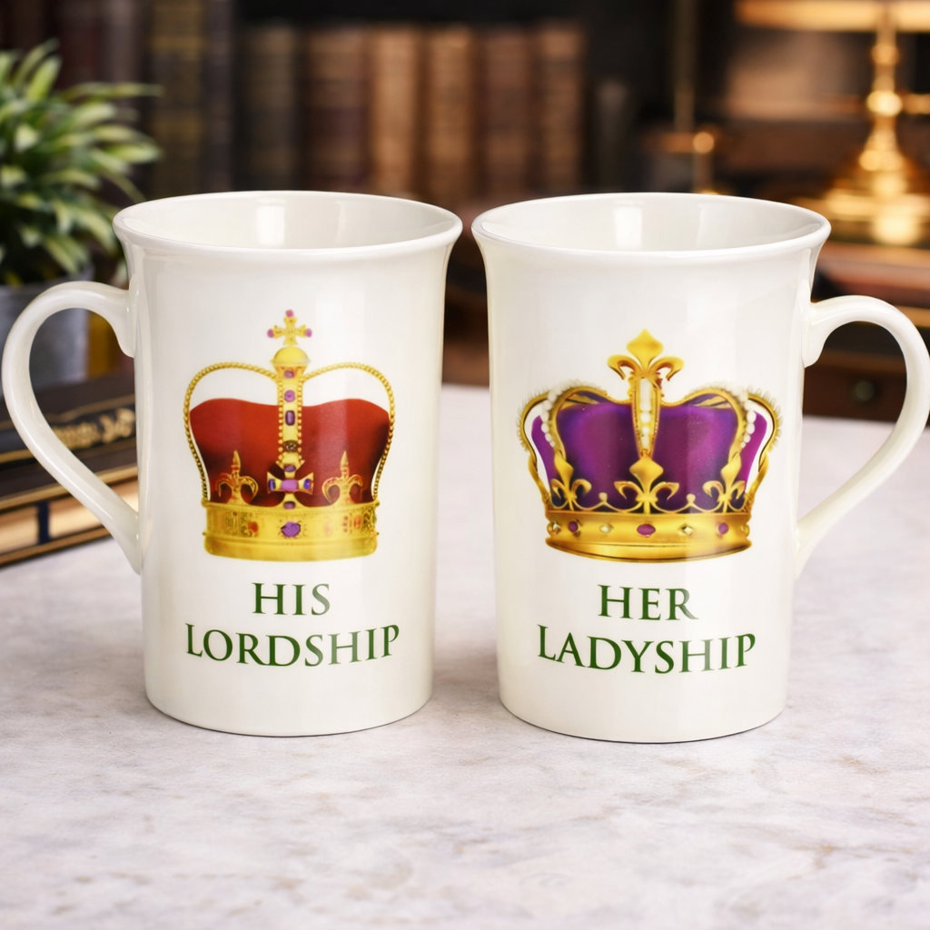 Porcelain Lordship & Ladyship Mugs