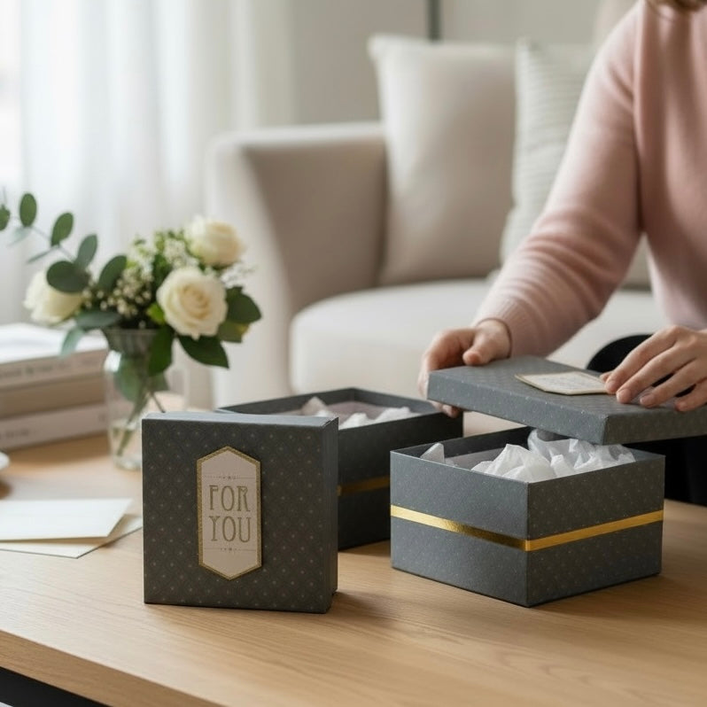 Candle, Cake & Chocolate Comfort Gift Box