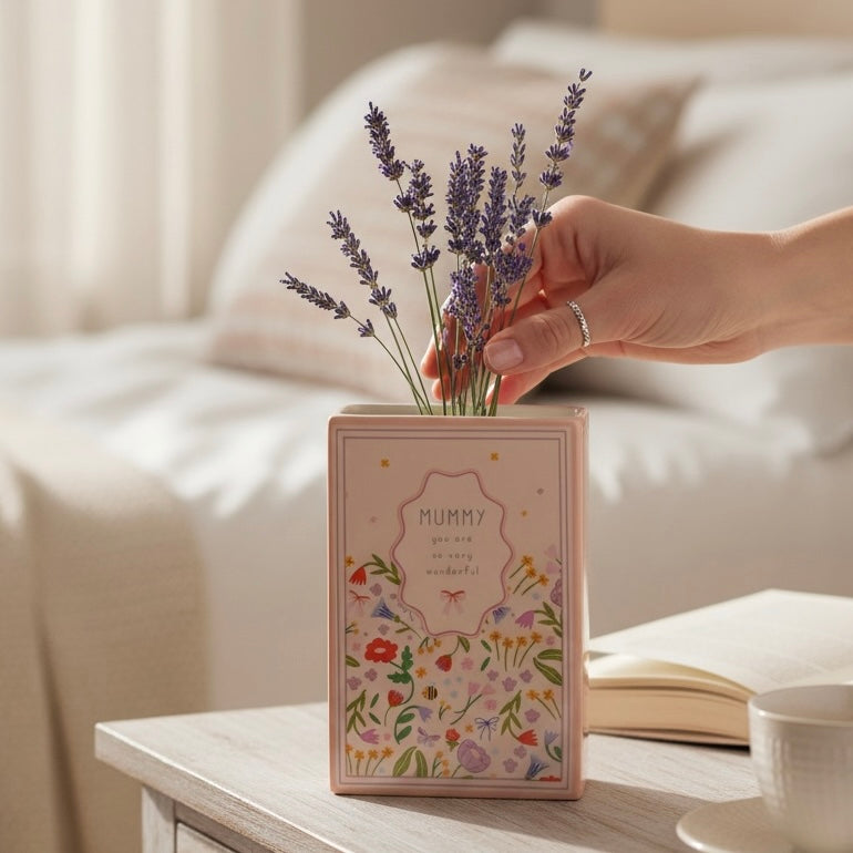 “Mummy You Are So Very Wonderful” Book Vase