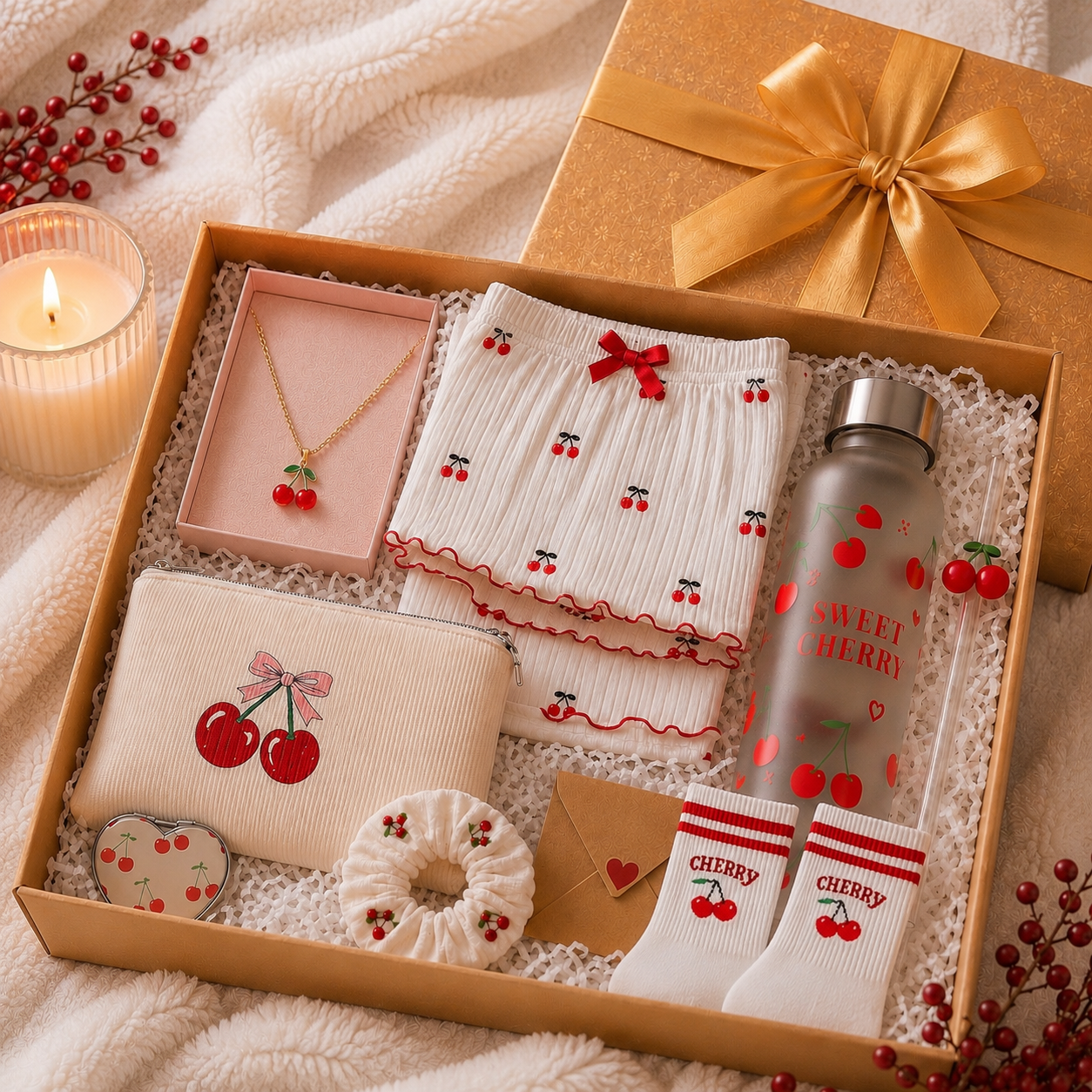 Cherry Girl Holiday Essentials Gift Set