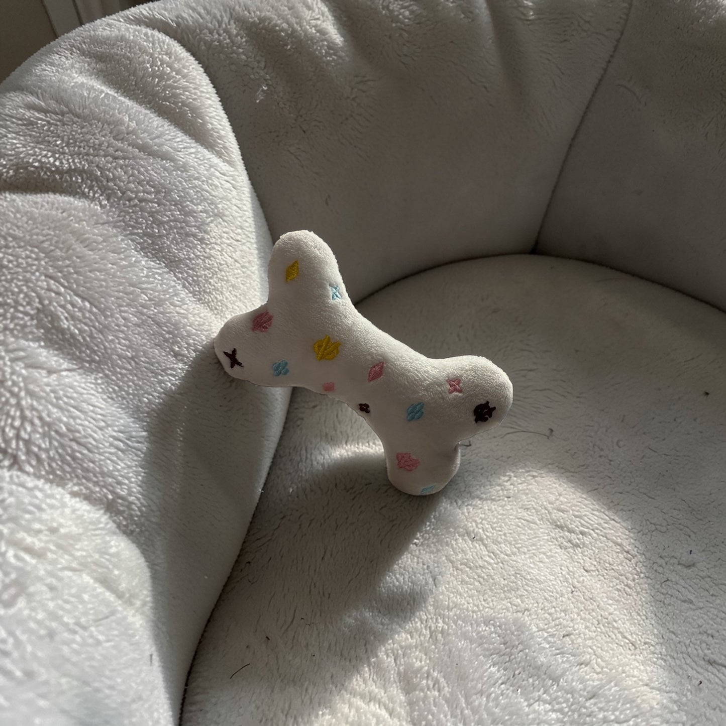 Bone Shaped Squeaky Small Dog Toy