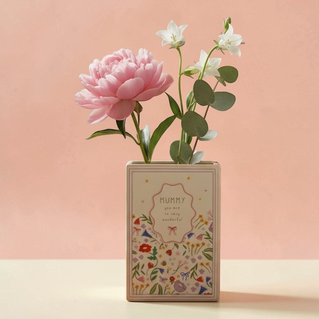 “Mummy You Are So Very Wonderful” Book Vase