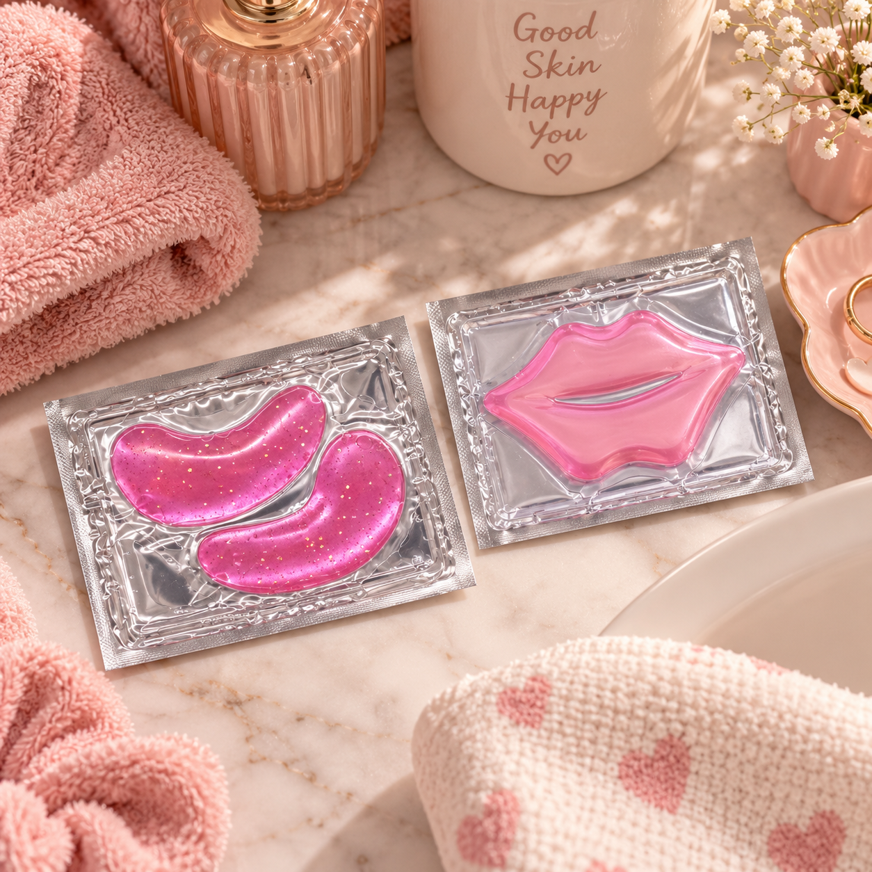 Pink Cosy Autumn Girl Gift Set