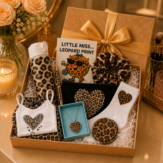 Little Miss Leopard Print Gift Set