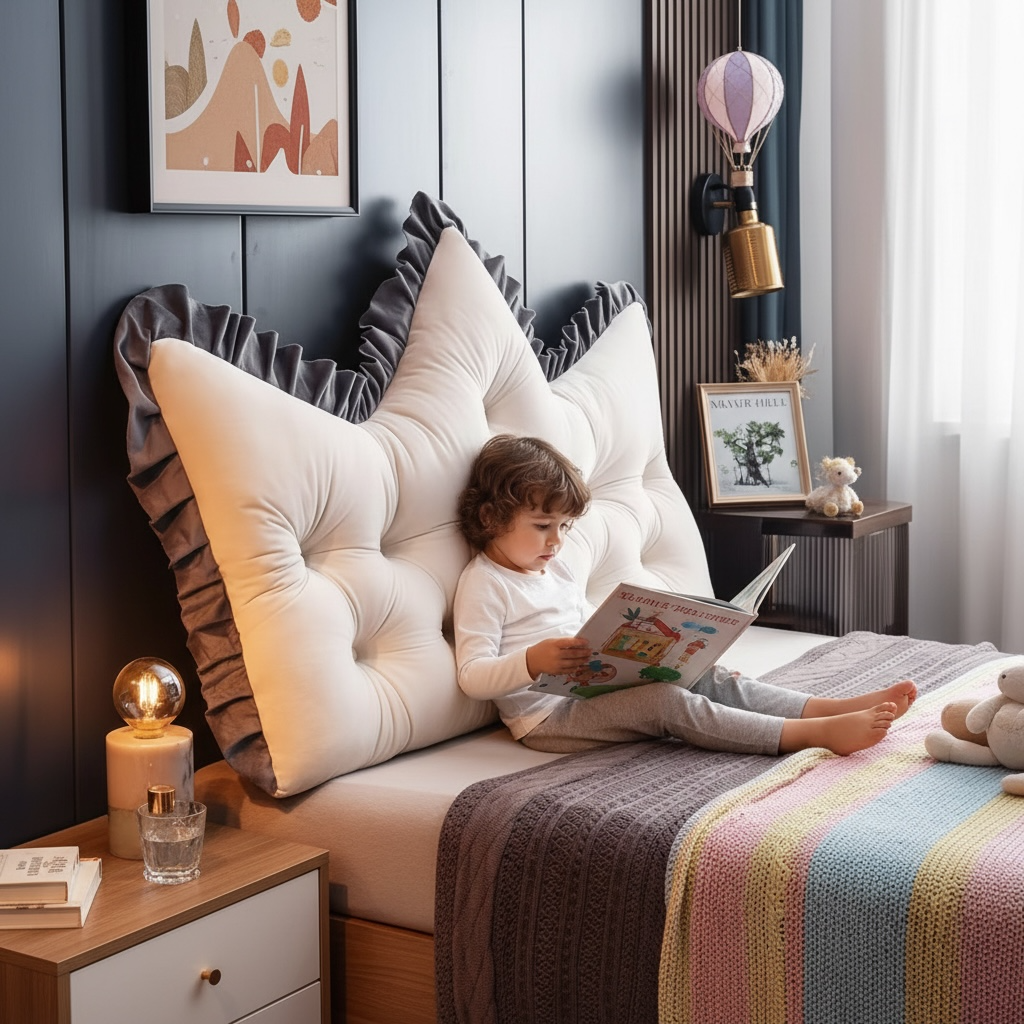 Princess Crown Headboard Pillow