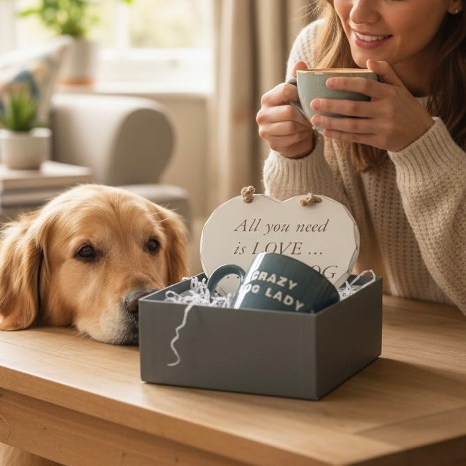 Crazy Dog Lady Gift Set