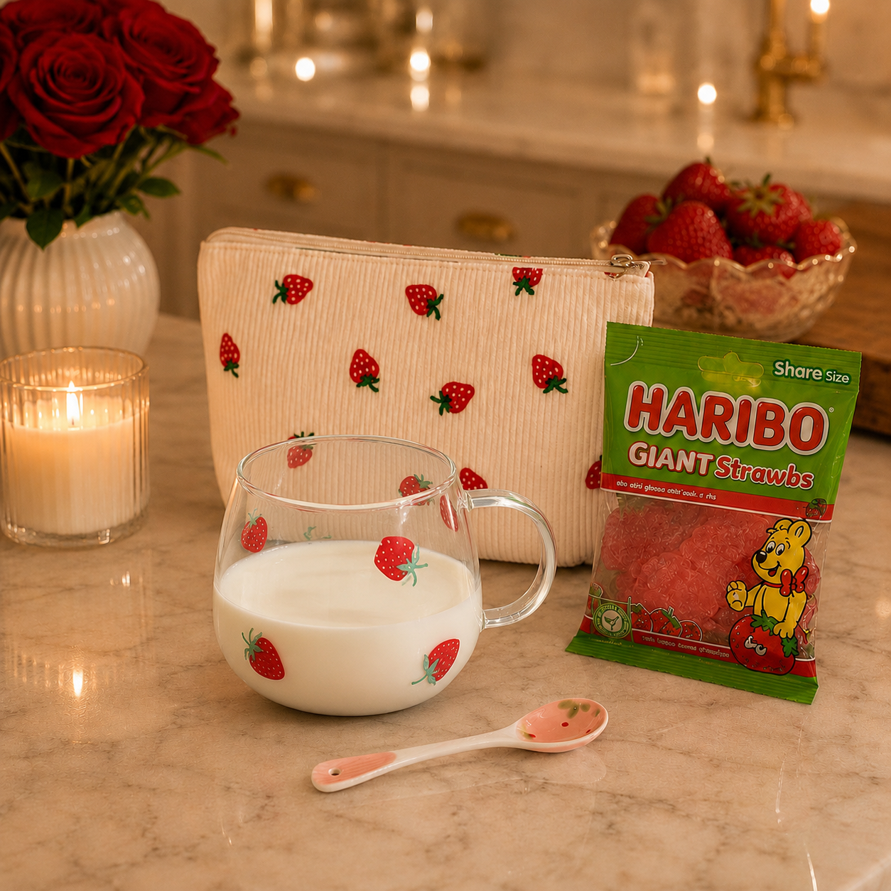 Strawberry Cozy Gift Set – The Ultimate Cute & Luxury Treat Box 🍓✨