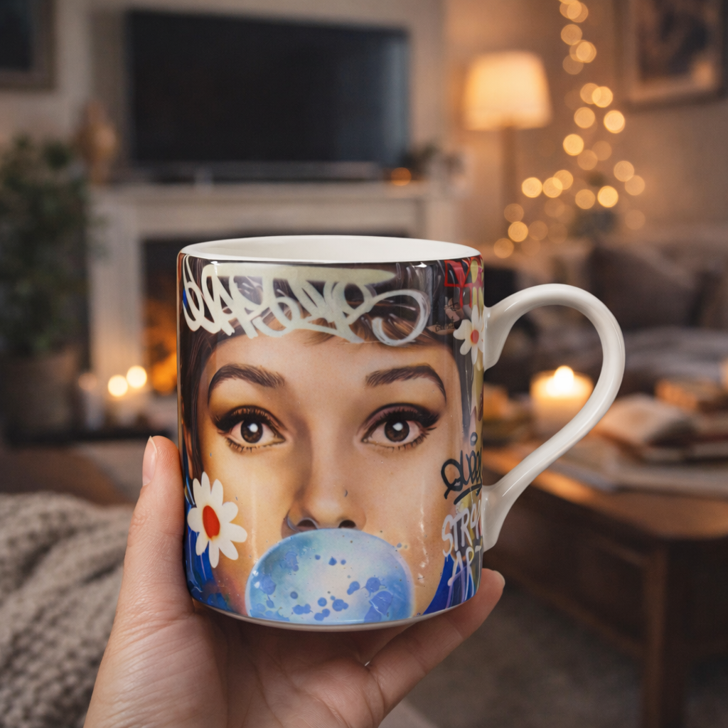 Urban Art Bubble Portrait Mug