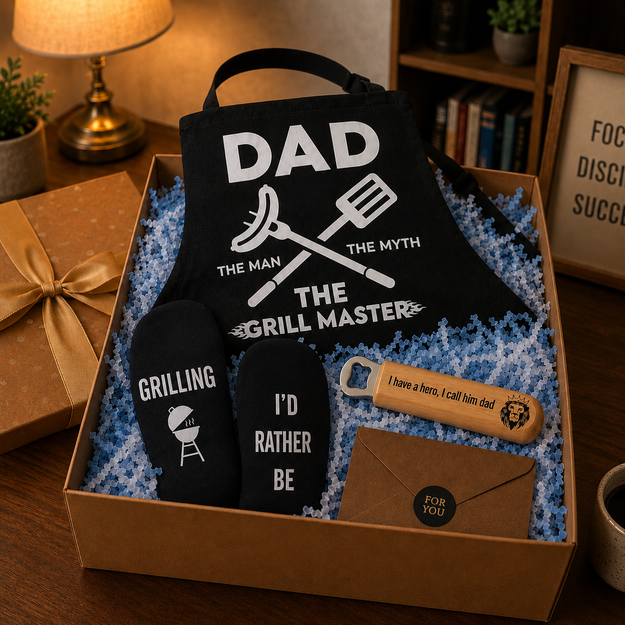Dad “Grill Master” Gift Set – The Ultimate BBQ Gift for Him