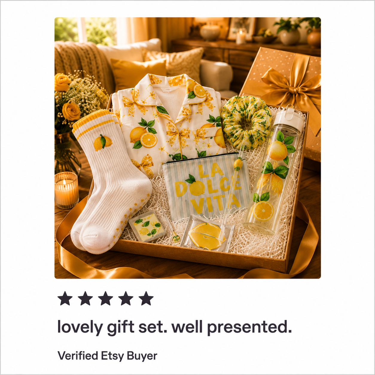 Amalfi Lemon Themed Gift Set