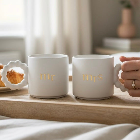 Mr & Mrs Bubble Mug Gift Set