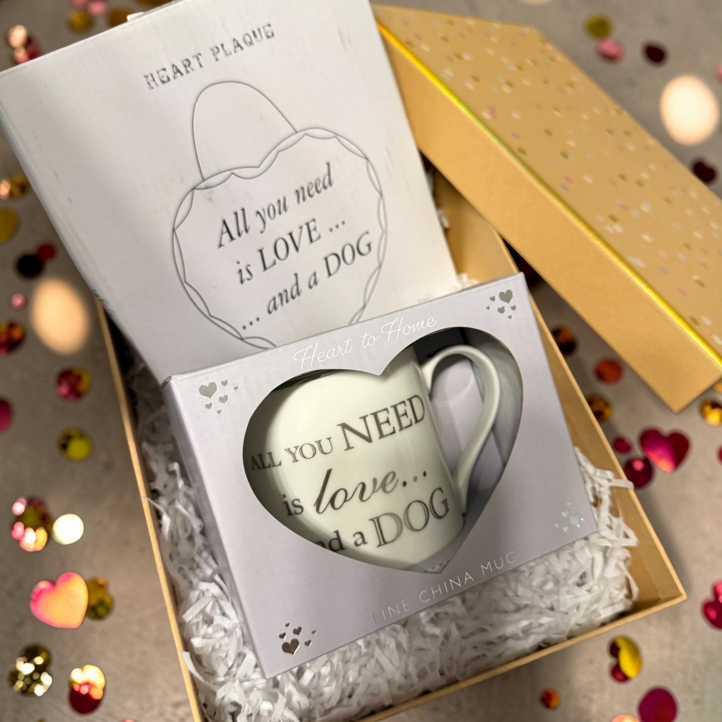 Dog Lovers Plaque & Mug Gift Set