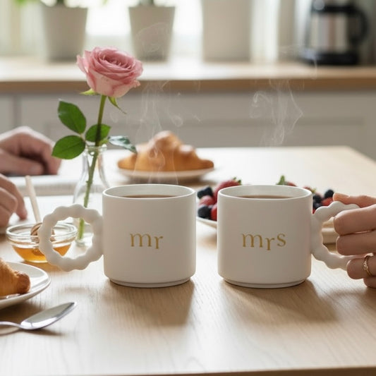 Mr & Mrs Bubble Mug Gift Set