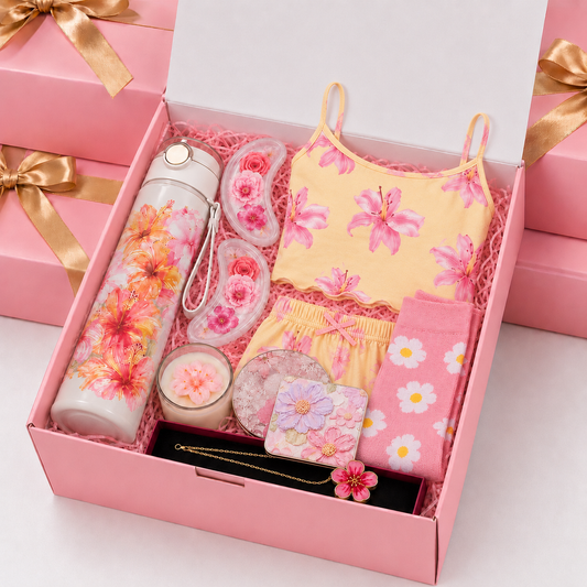 Flowers Forever Gift Set | Personalised Gift Box for Her