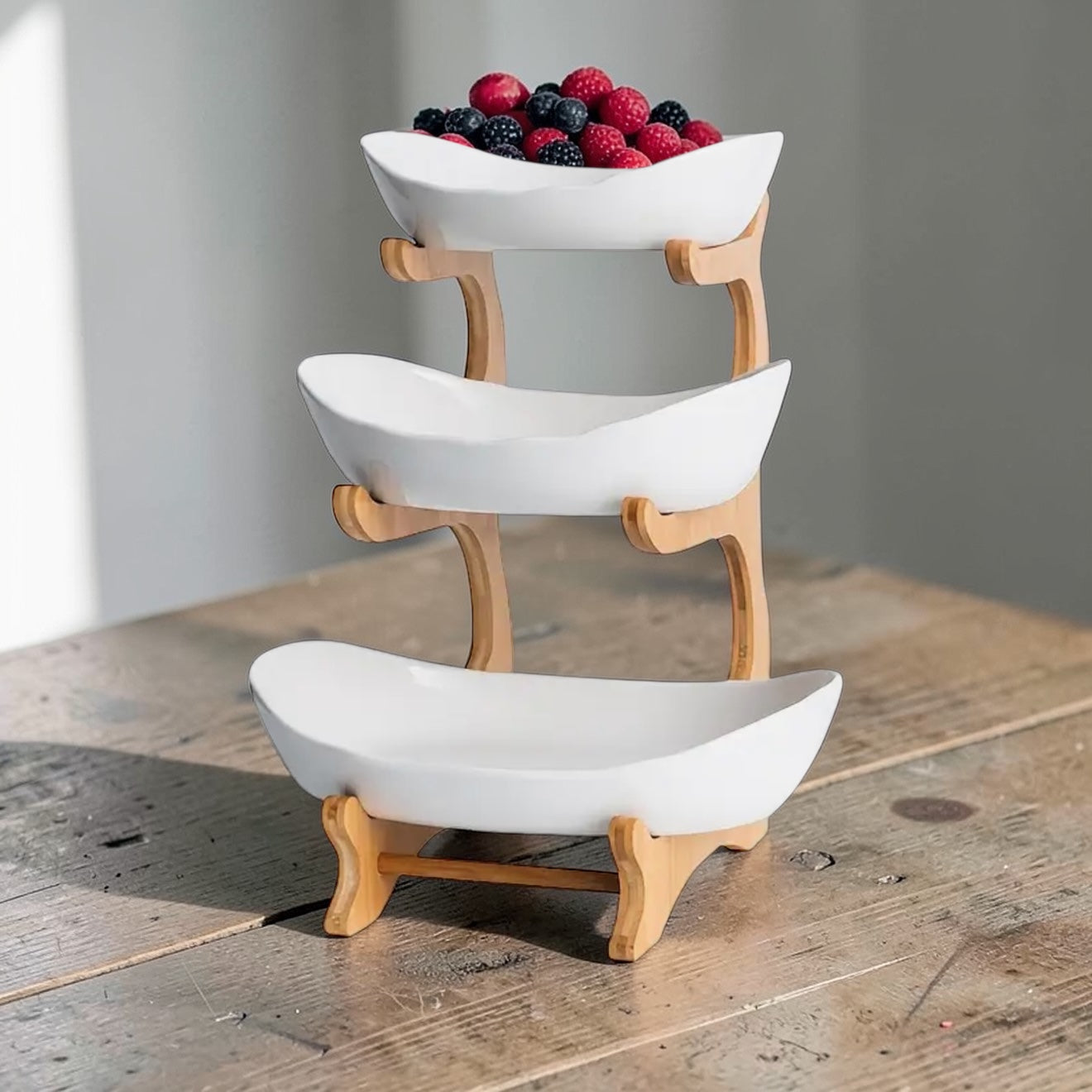 3 Tier Fruit & Snack Bowls
