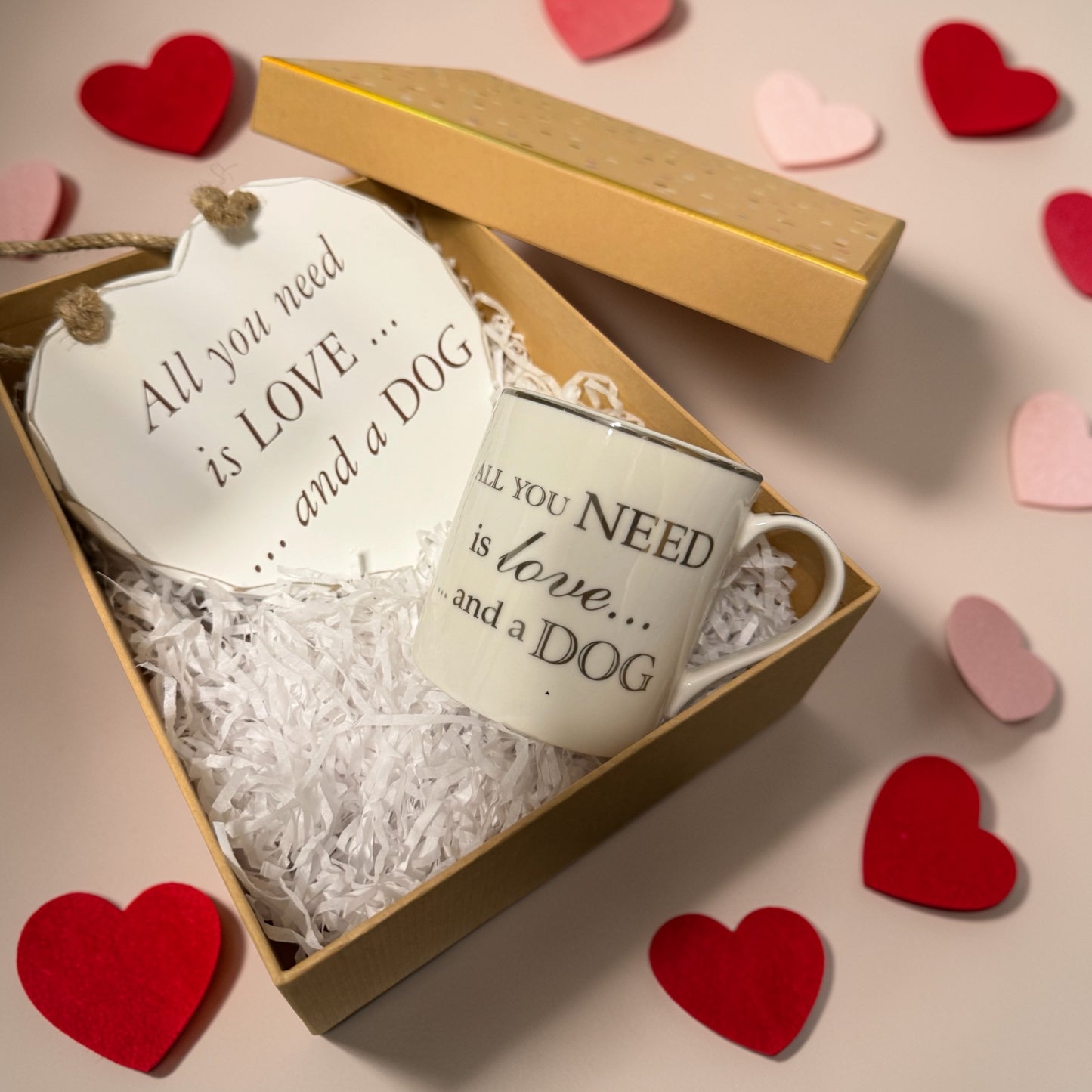 Dog Lovers Plaque & Mug Gift Set
