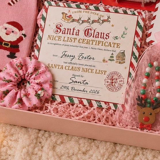 Girls Christmas Eve Letterbox Gift Set