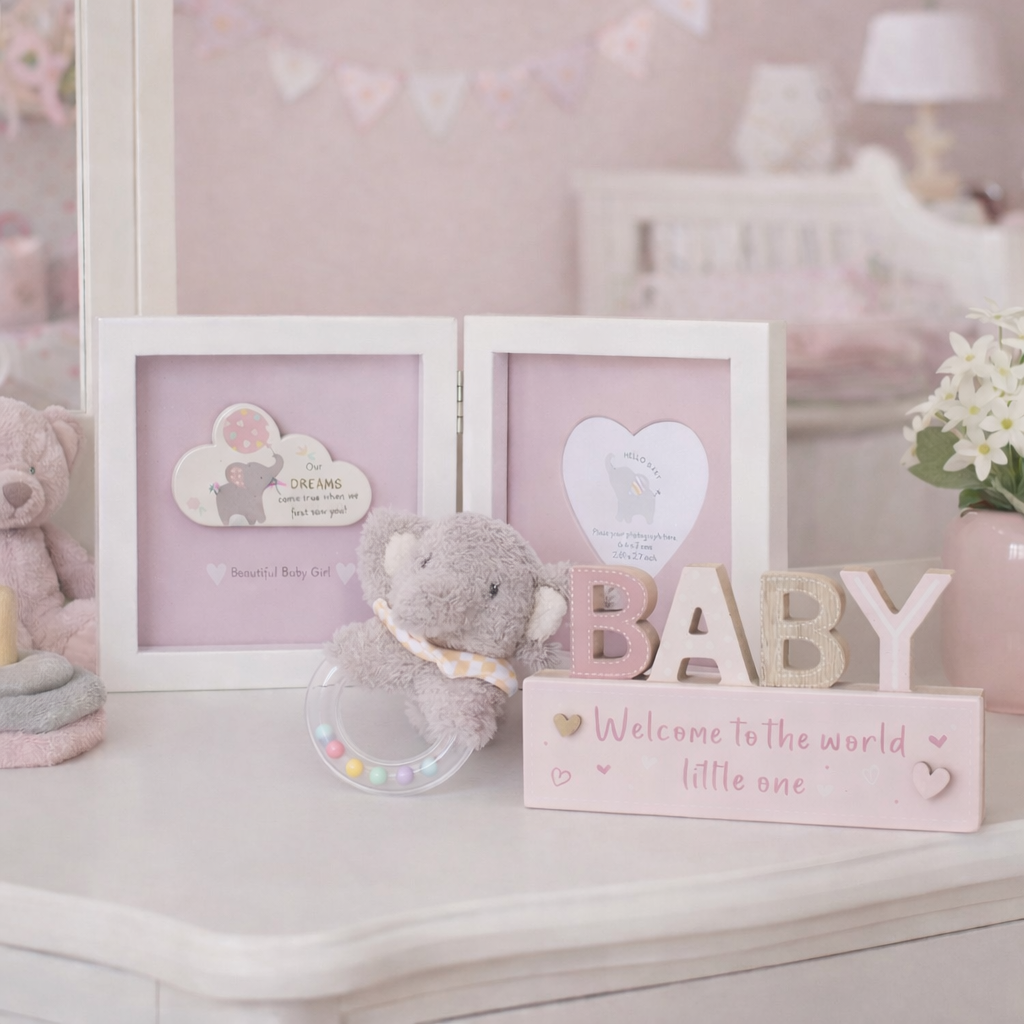Luxury New Baby Gift Box – Pink or Blue