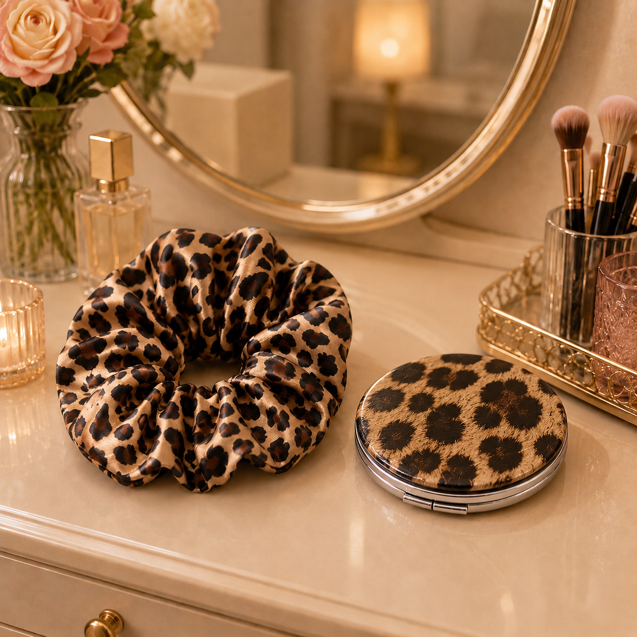 Little Miss Leopard Print Gift Set