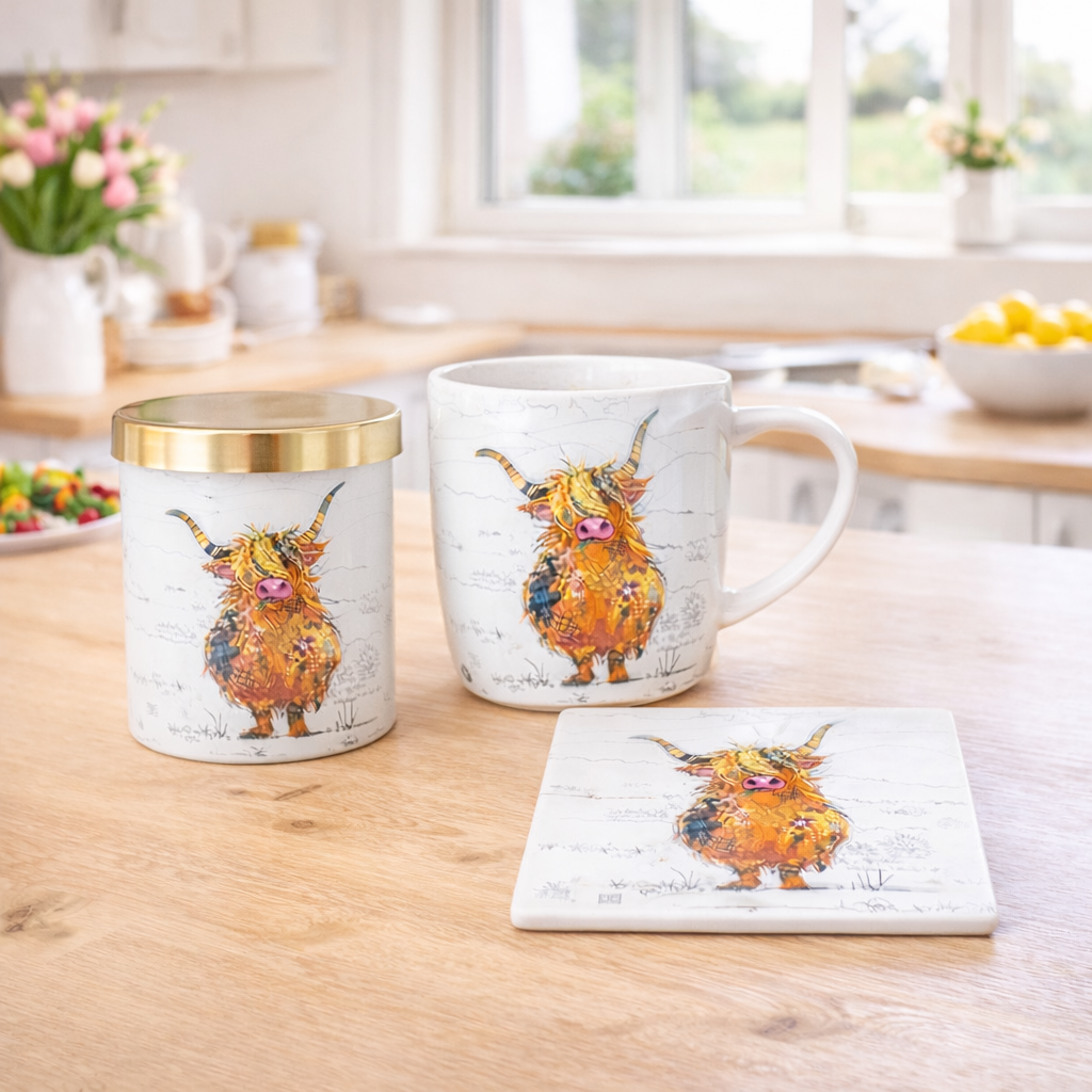 Highland Cow Luxury Gift Set