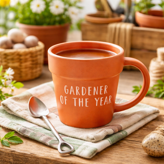 Gardener Of The Year Mug & Spoon