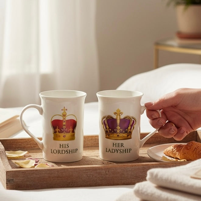 Porcelain Lordship & Ladyship Mugs