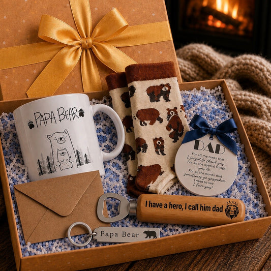 Papa Bear Gift Set for Dad