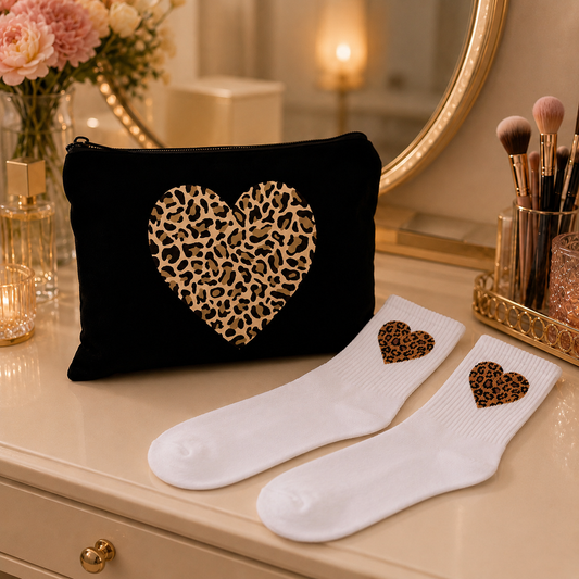 Little Miss Leopard Print Gift Set
