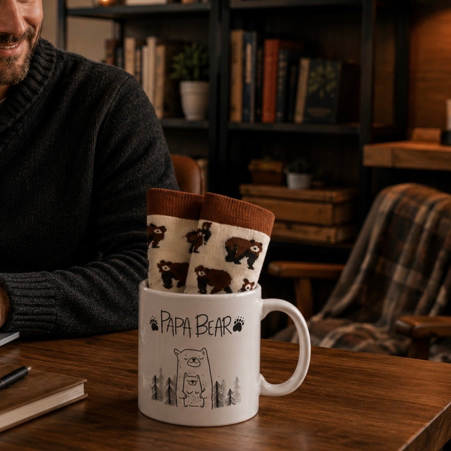 Papa Bear Gift Set for Dad