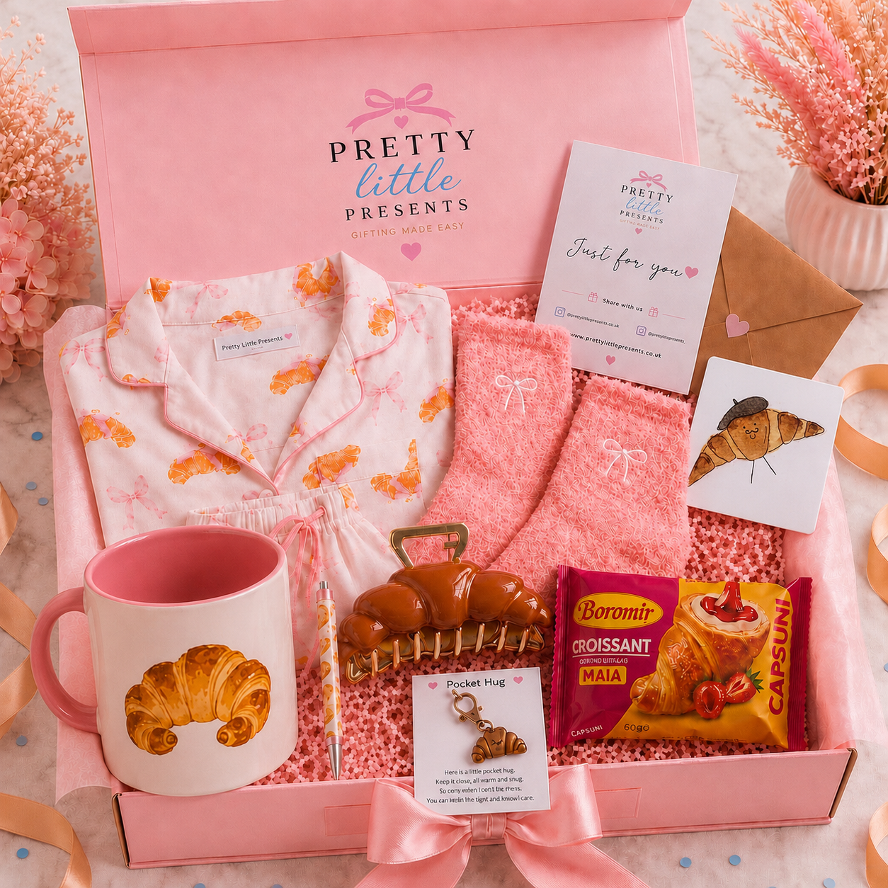 The Ultimate Cute & Cosy Croissant Self-Care Gift