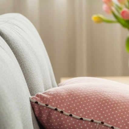 Pink Slogan Keepsake Cushion