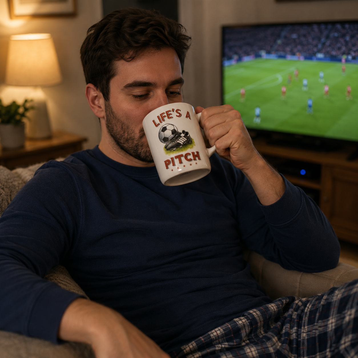 Football Gift Set for Him – Mug & Funny Socks Gift Box