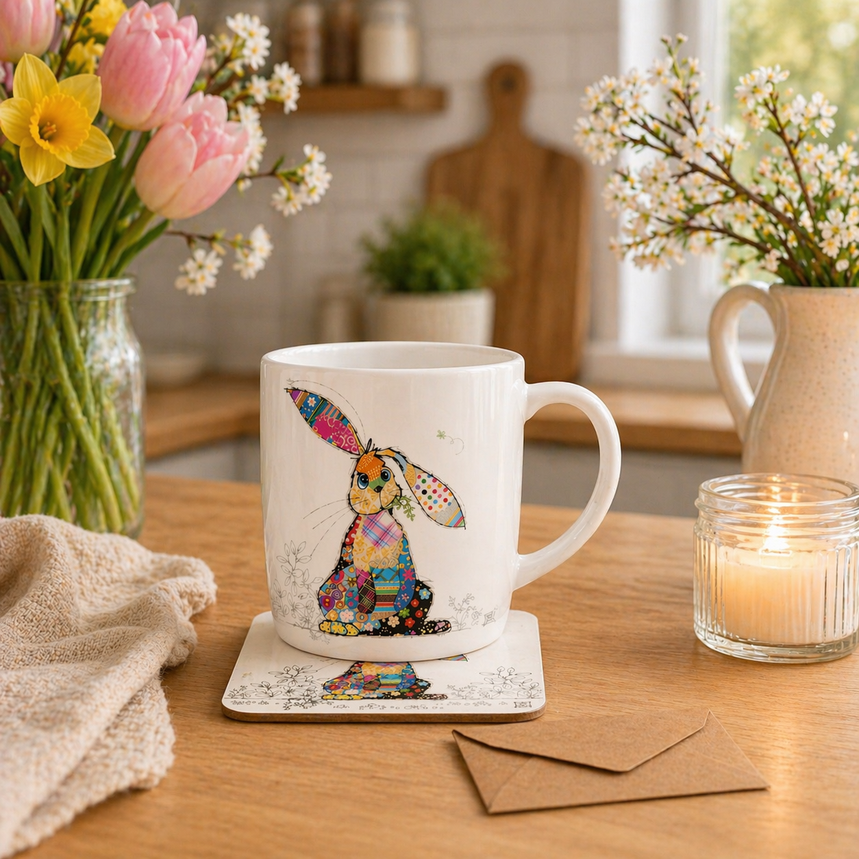 Rabbit Mug & Coaster Gift Set – The Perfect Thoughtful Gift
