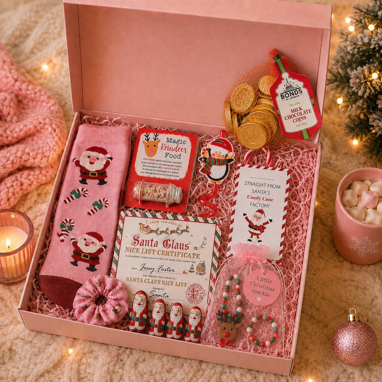 Girls Christmas Eve Letterbox Gift Set