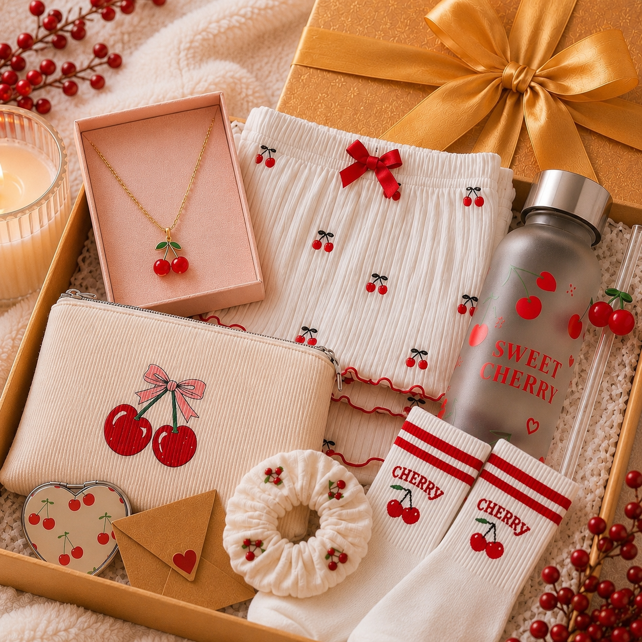 Cherry Girl Holiday Essentials Gift Set